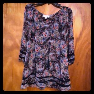 Jessica Simpson paisley blouse